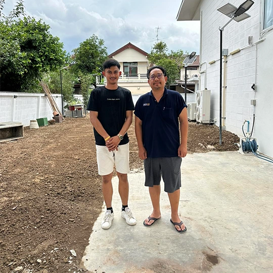 ลูกค้า เลือกรับถมดินกับเรา